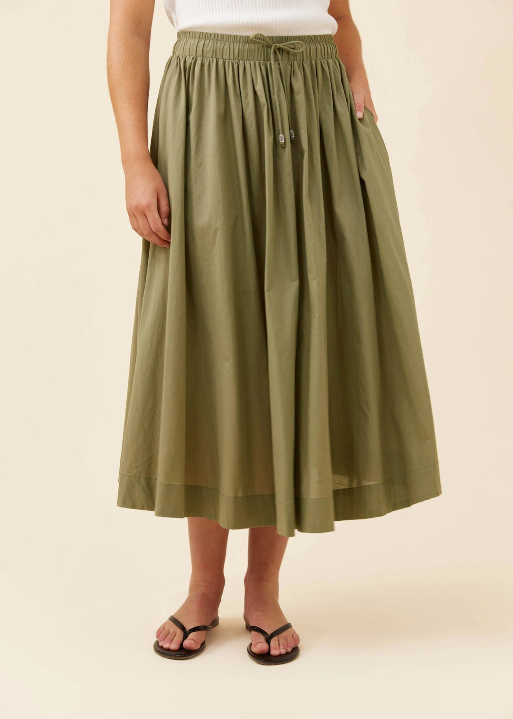 IOM Rosa Maxi Skirt Sage
