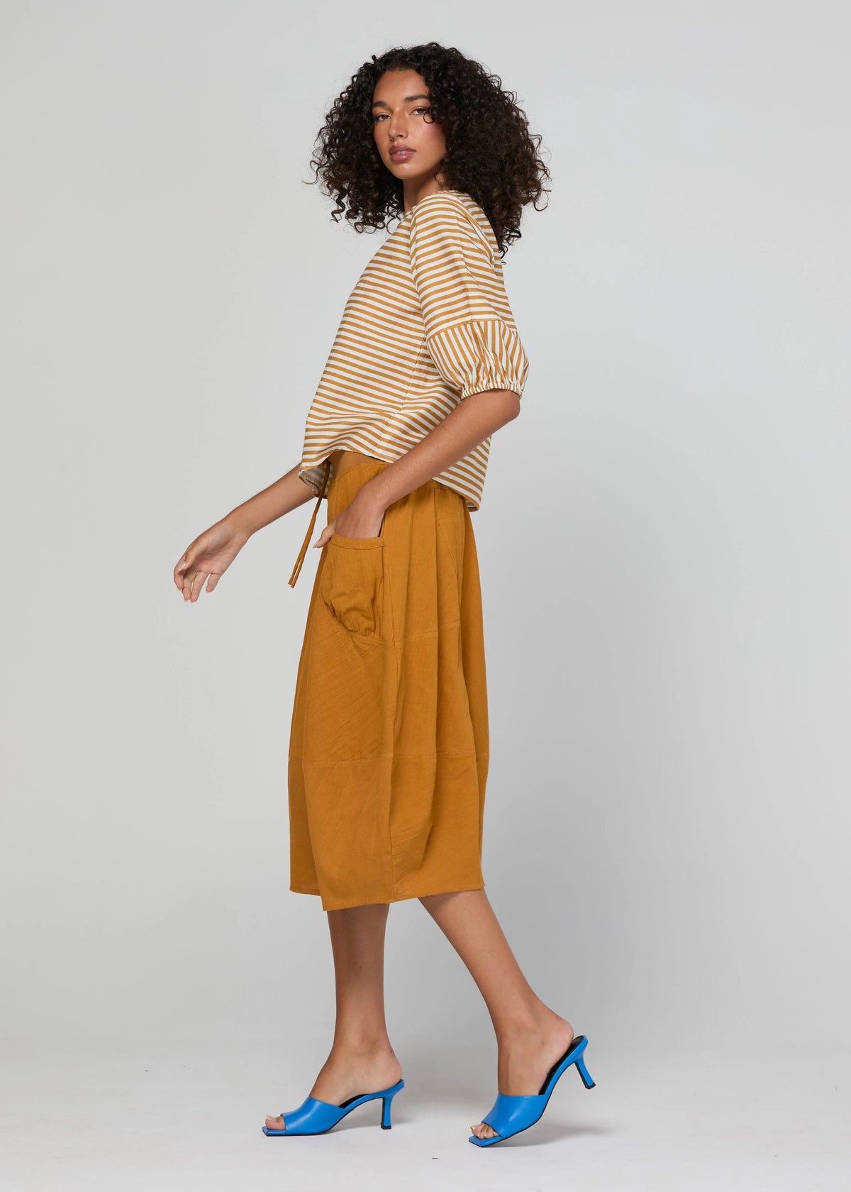 Boom Guru Skirt Mustard