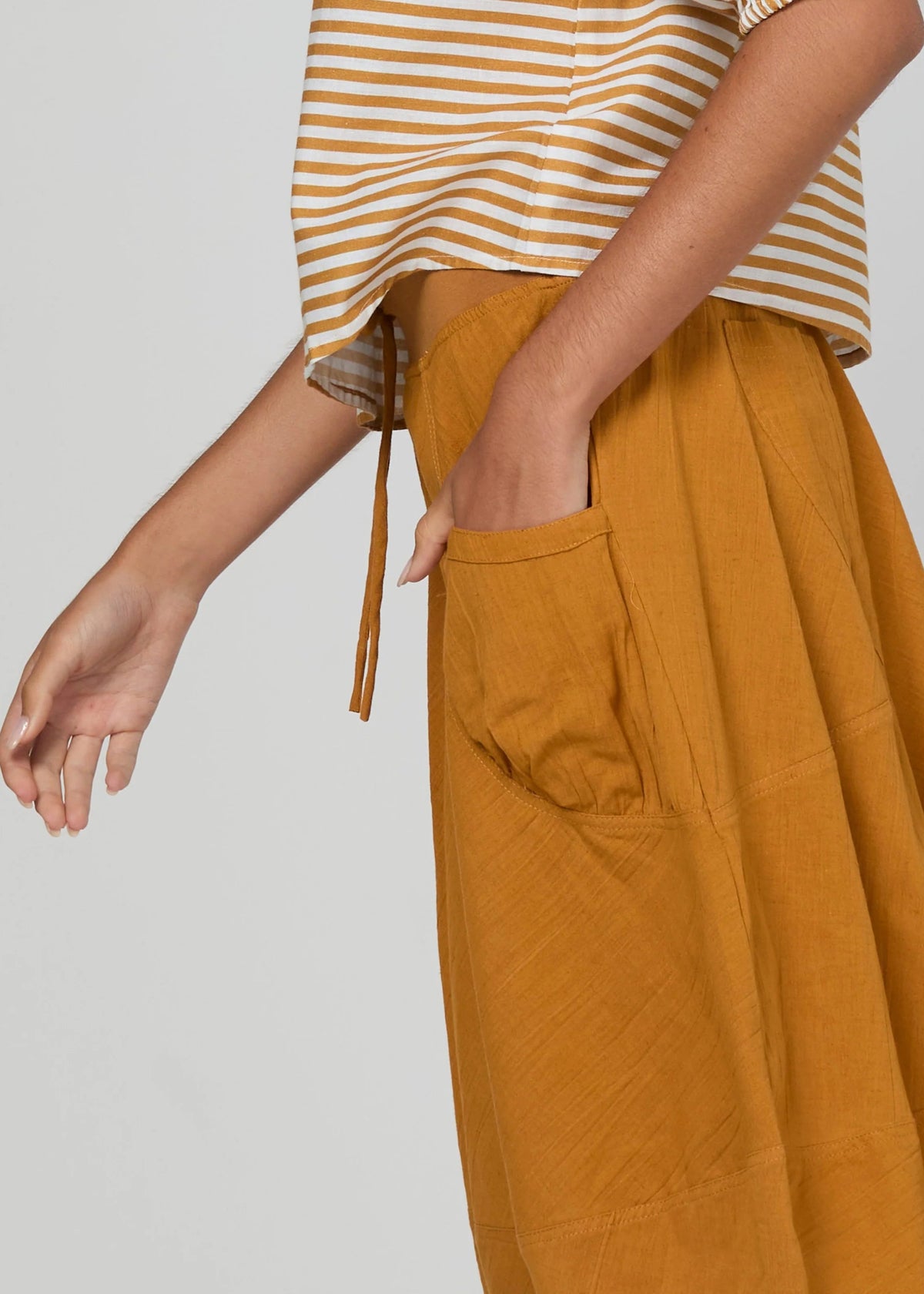 Boom Guru Skirt Mustard
