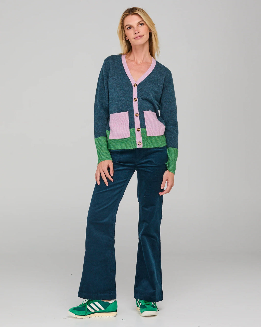 Boom Poet Cardigan Blue