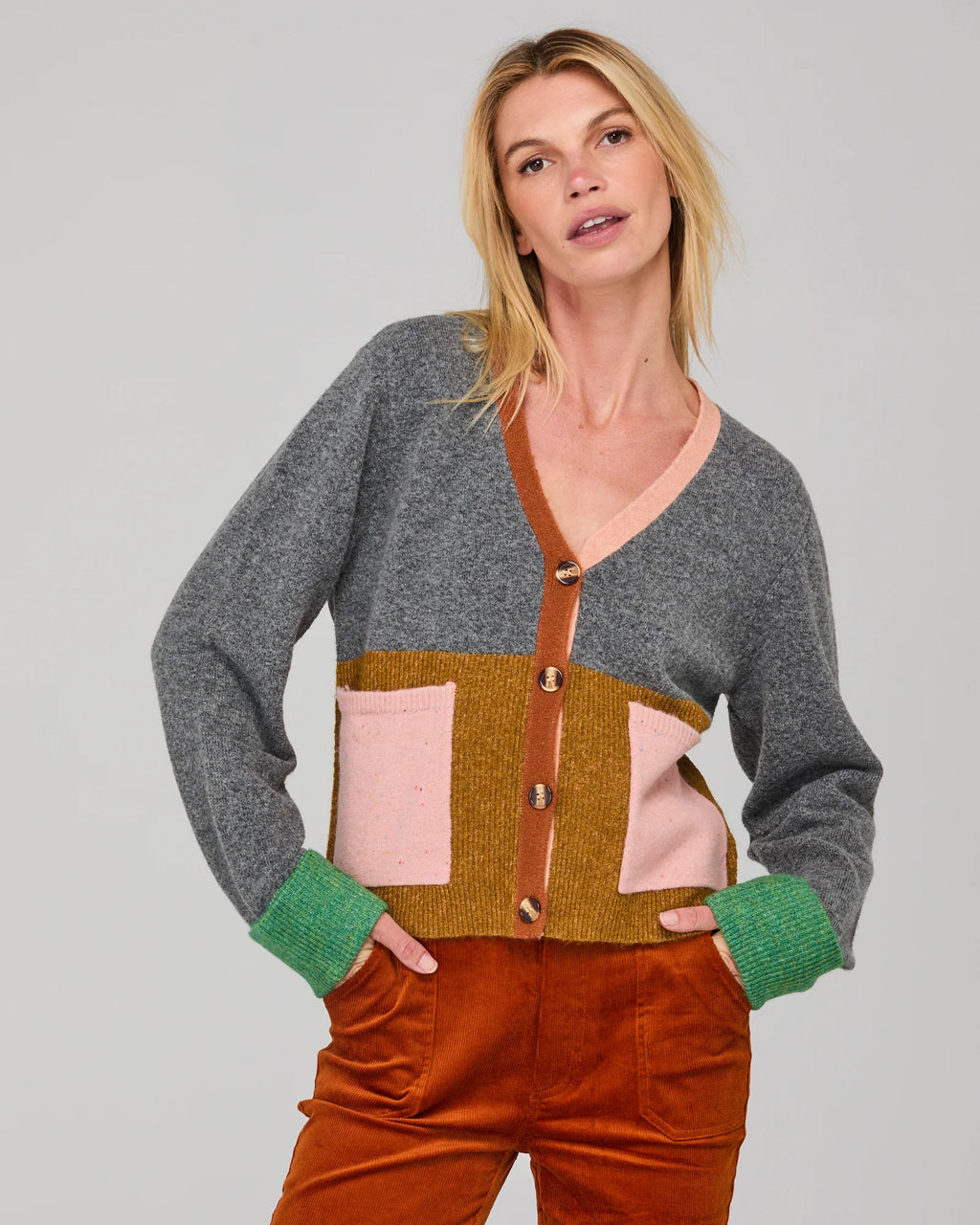 Boom Remi Cardigan Grey