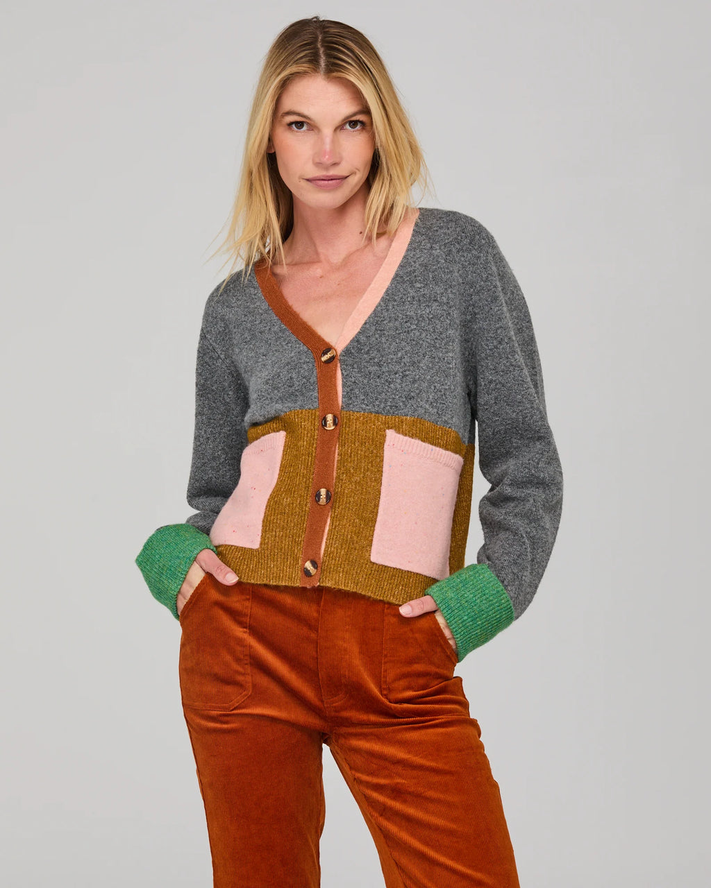 Boom Remi Cardigan Grey