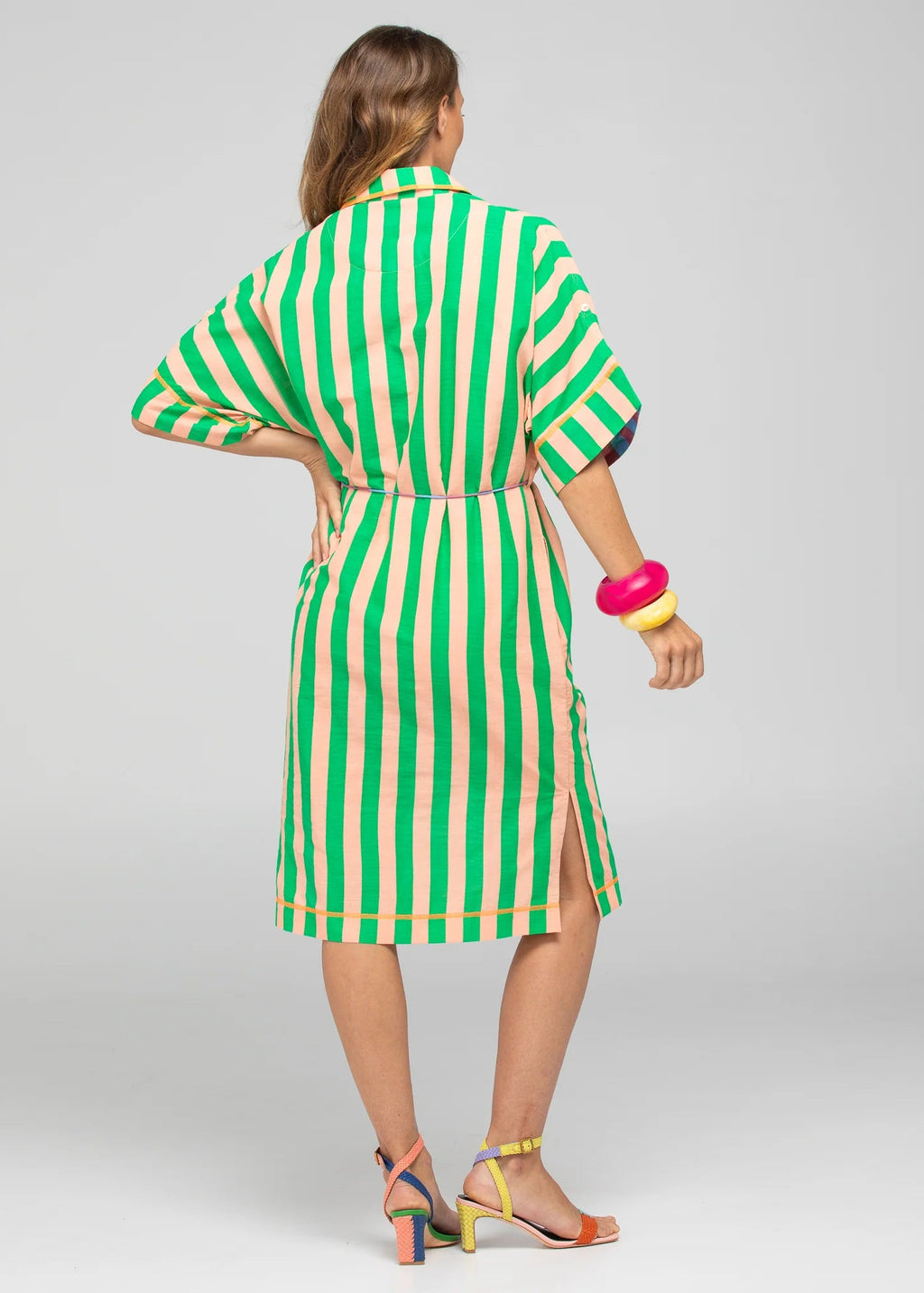 Boom Shankar Maui Dress Capri Peach