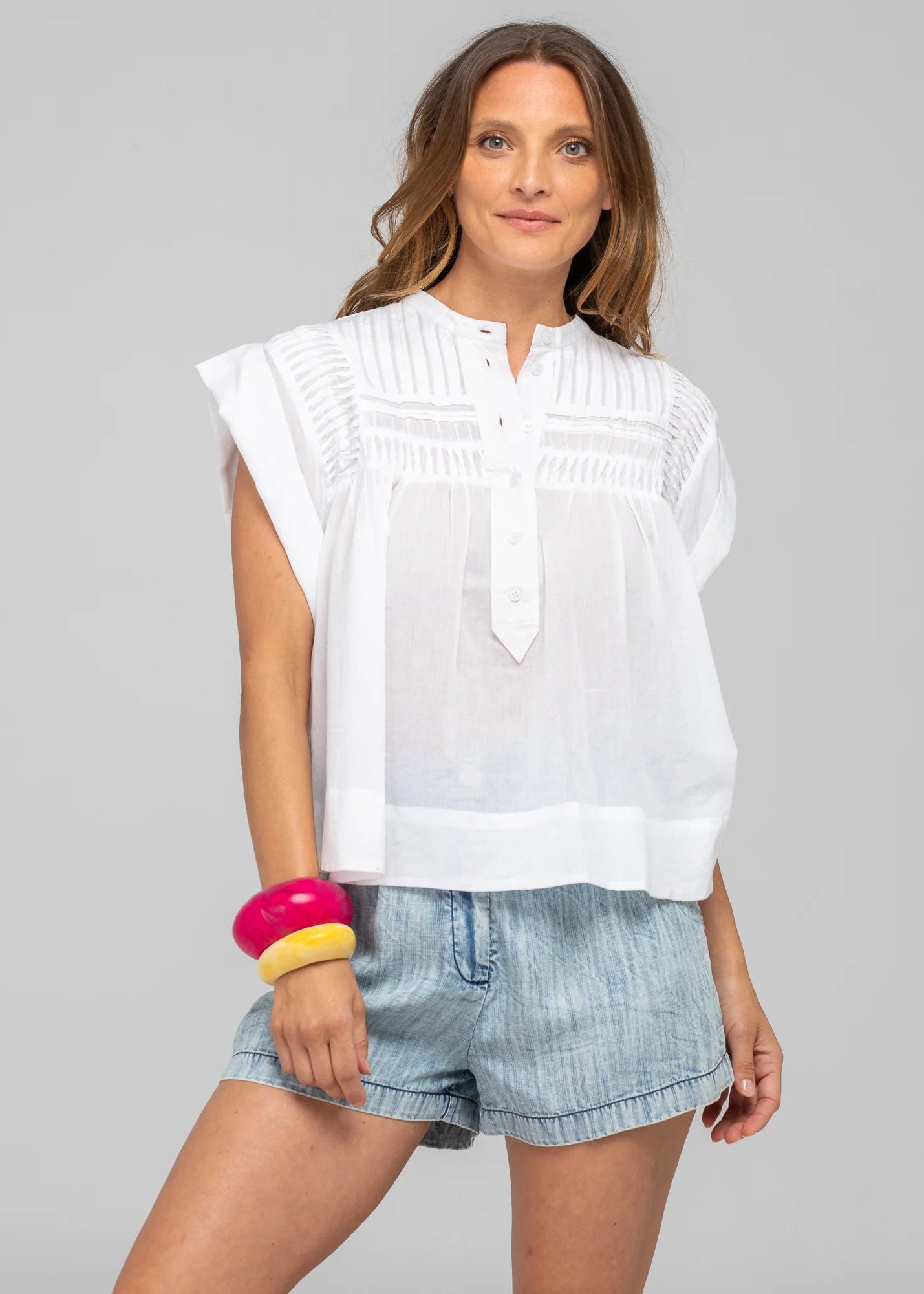Boom Shankar Danika Top White