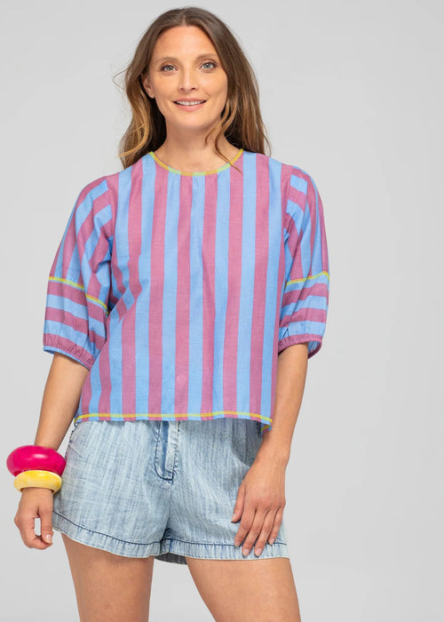Boom Shankar Ava Top Capri Blue