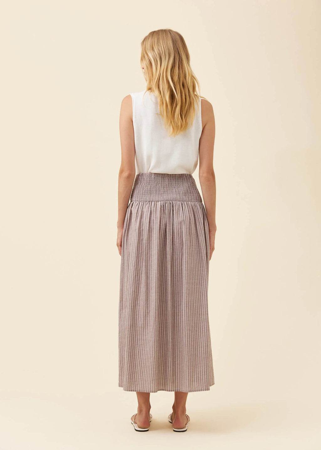 IOM Lyndell Maxi Skirt Taupe
