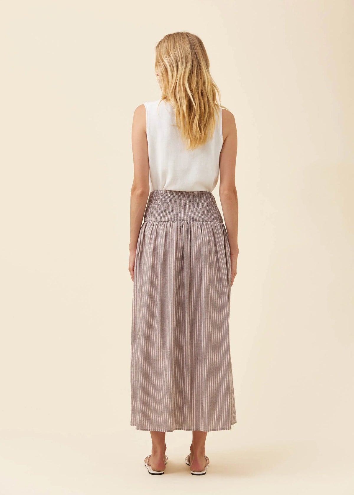 IOM Lyndell Maxi Skirt Taupe