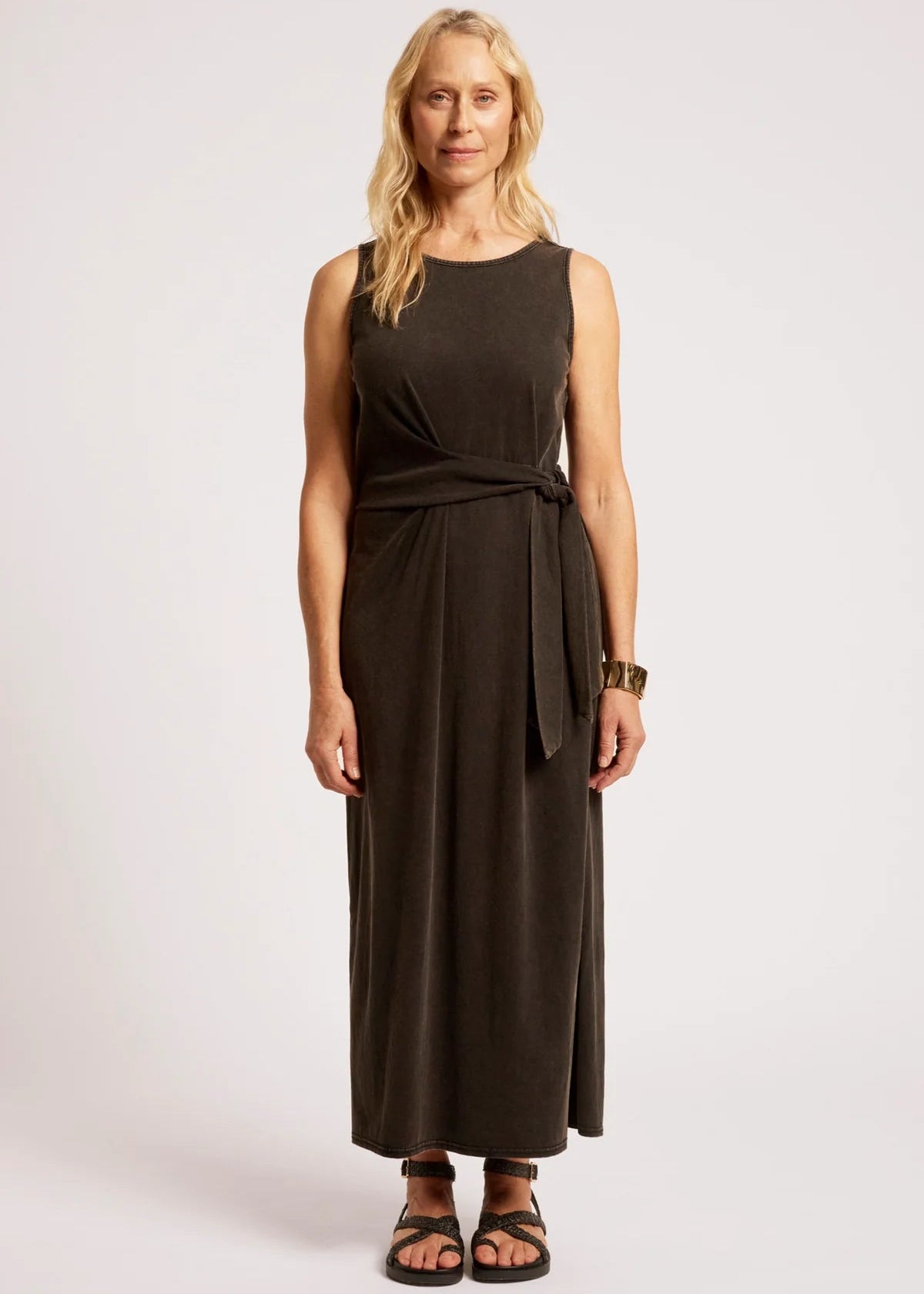 Eb & Ive Caldera Wrap Dress Black