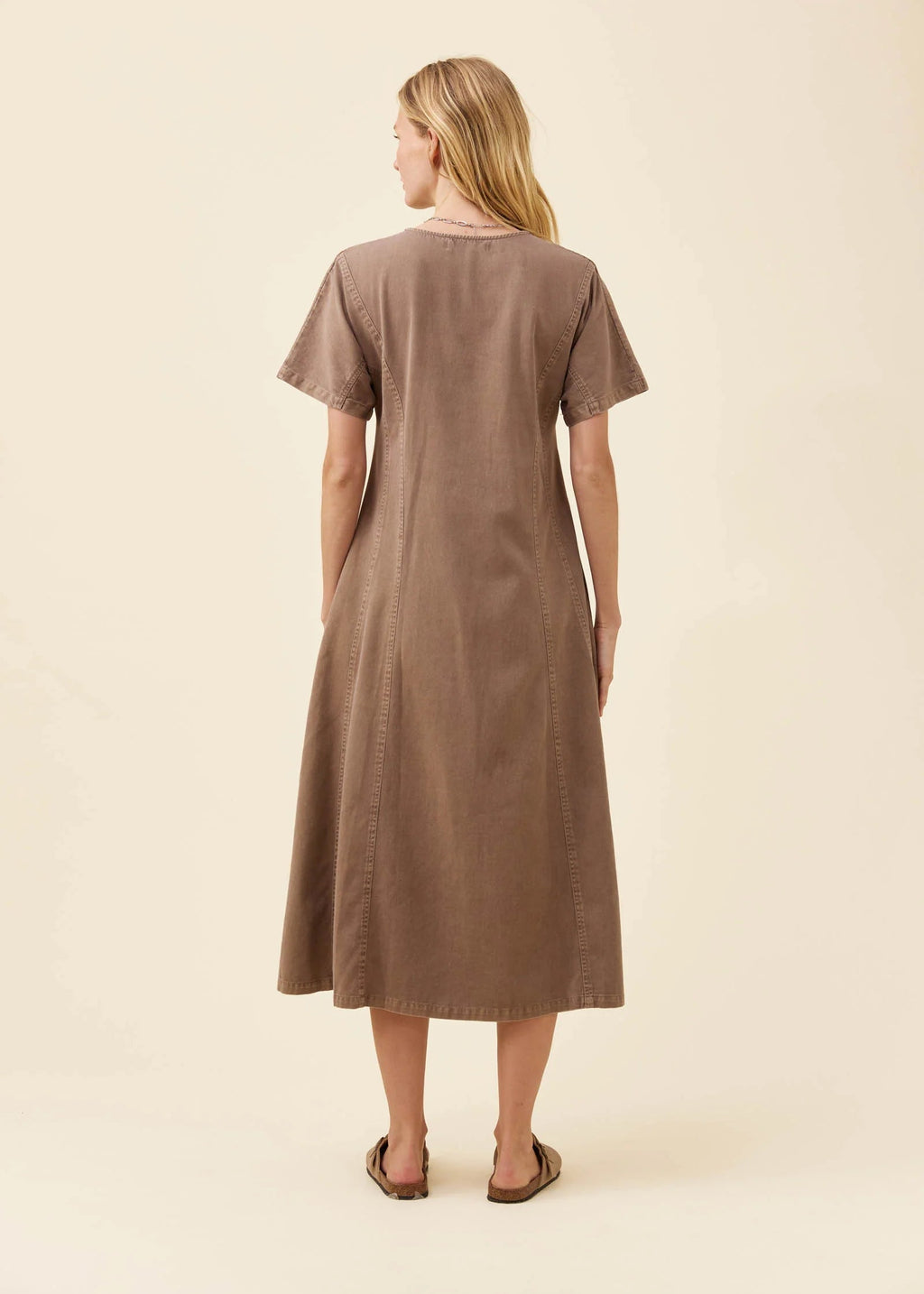 IOM Preston Maxi Dress Taupe