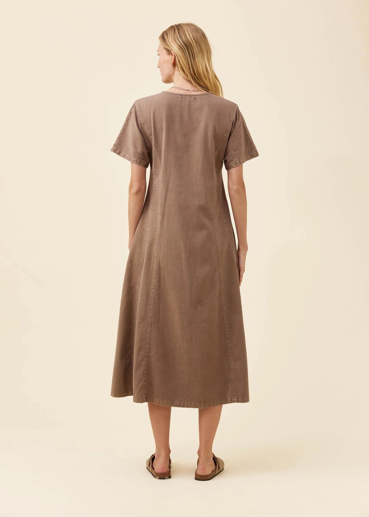 IOM Preston Maxi Dress Taupe