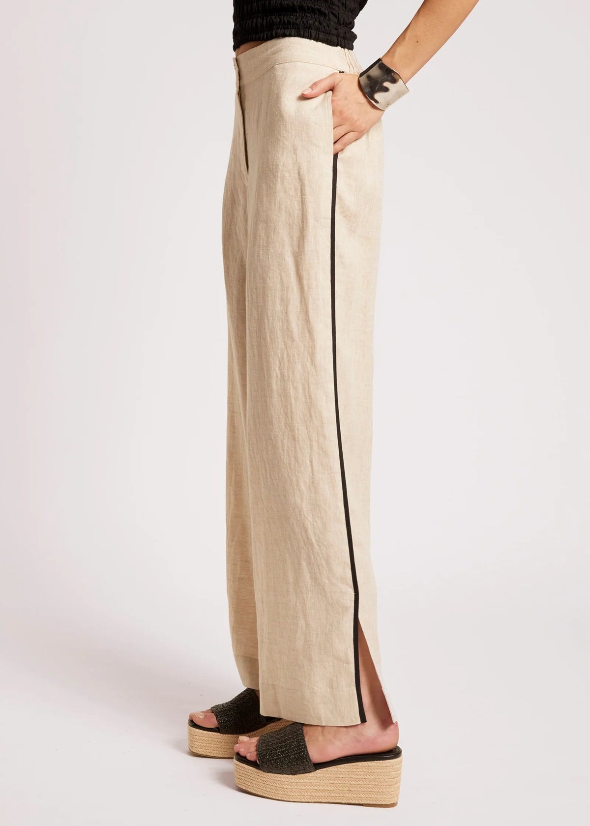 Eb & Ive Maris Pant Tusk/Black