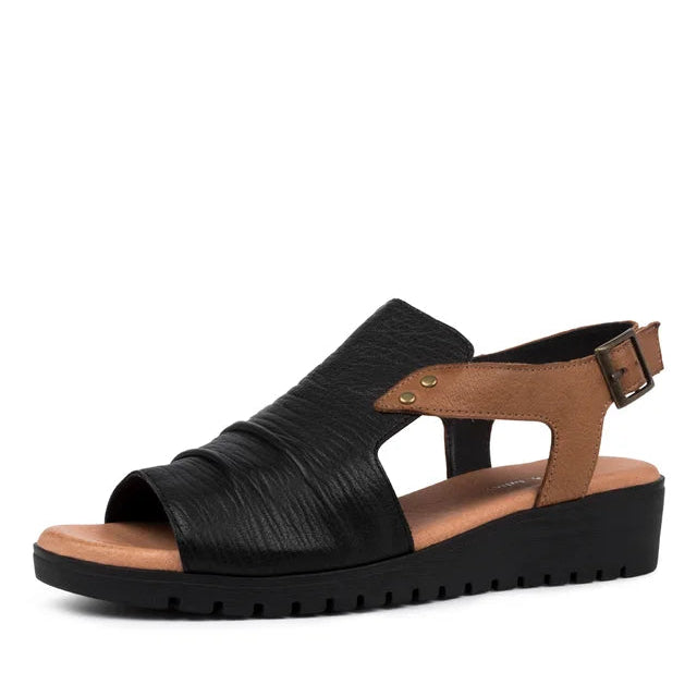 D & J Madis Black/Tan