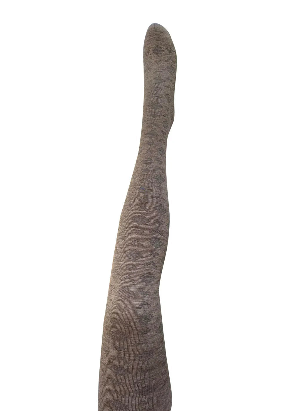 Tightology Deco Tights Wool Brown