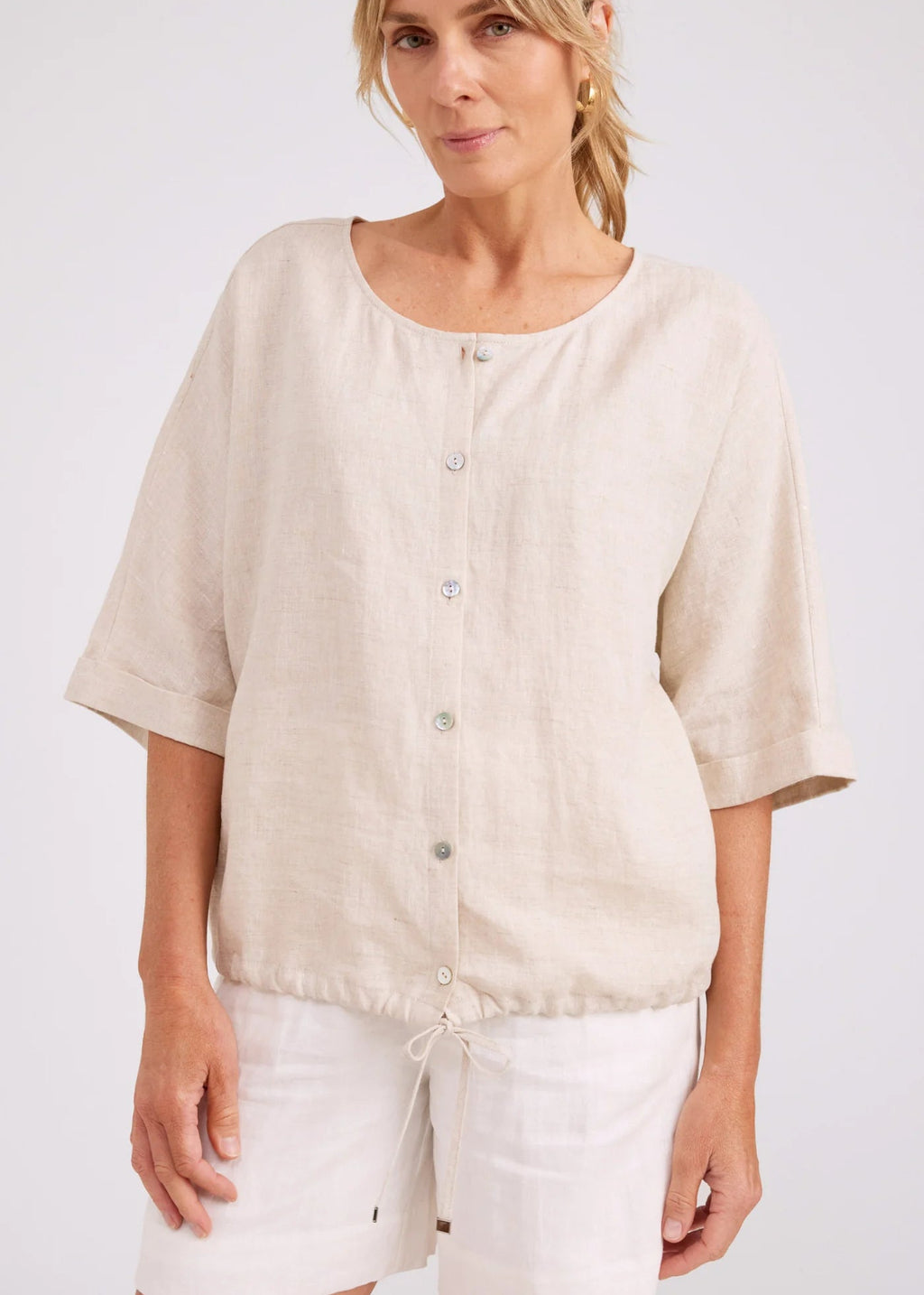 Eb & Ive Button Top Tusk