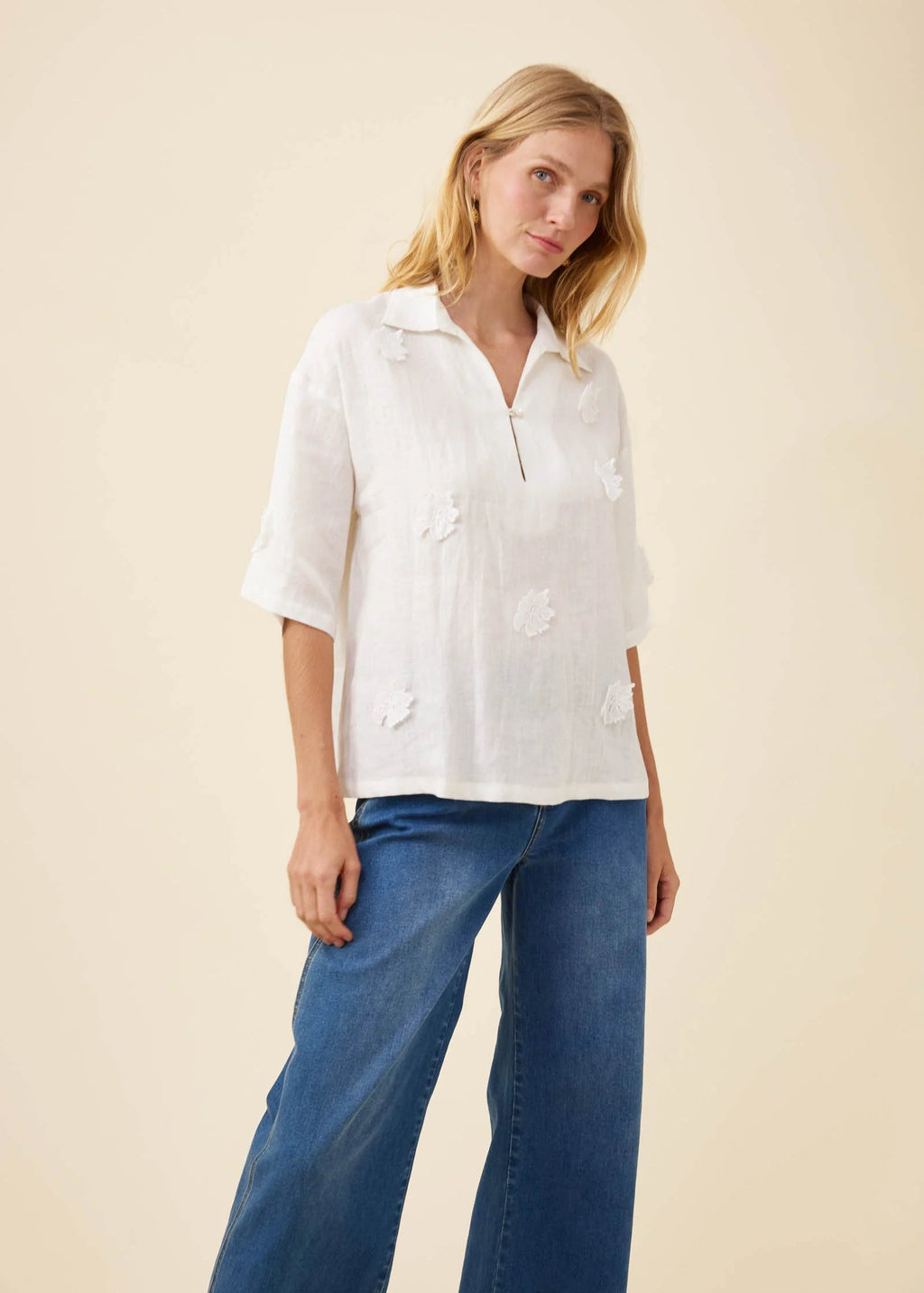 IOM Anita Shirt White