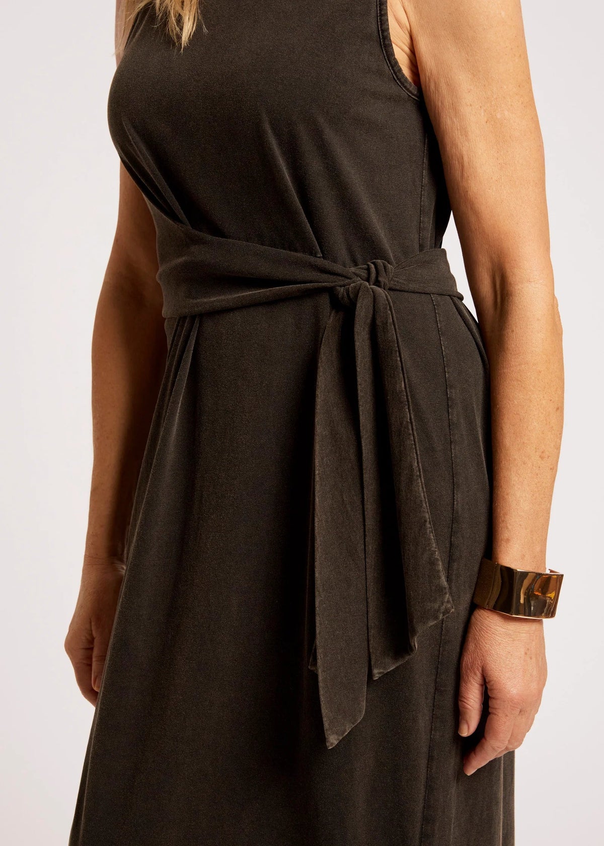 Eb & Ive Caldera Wrap Dress Black