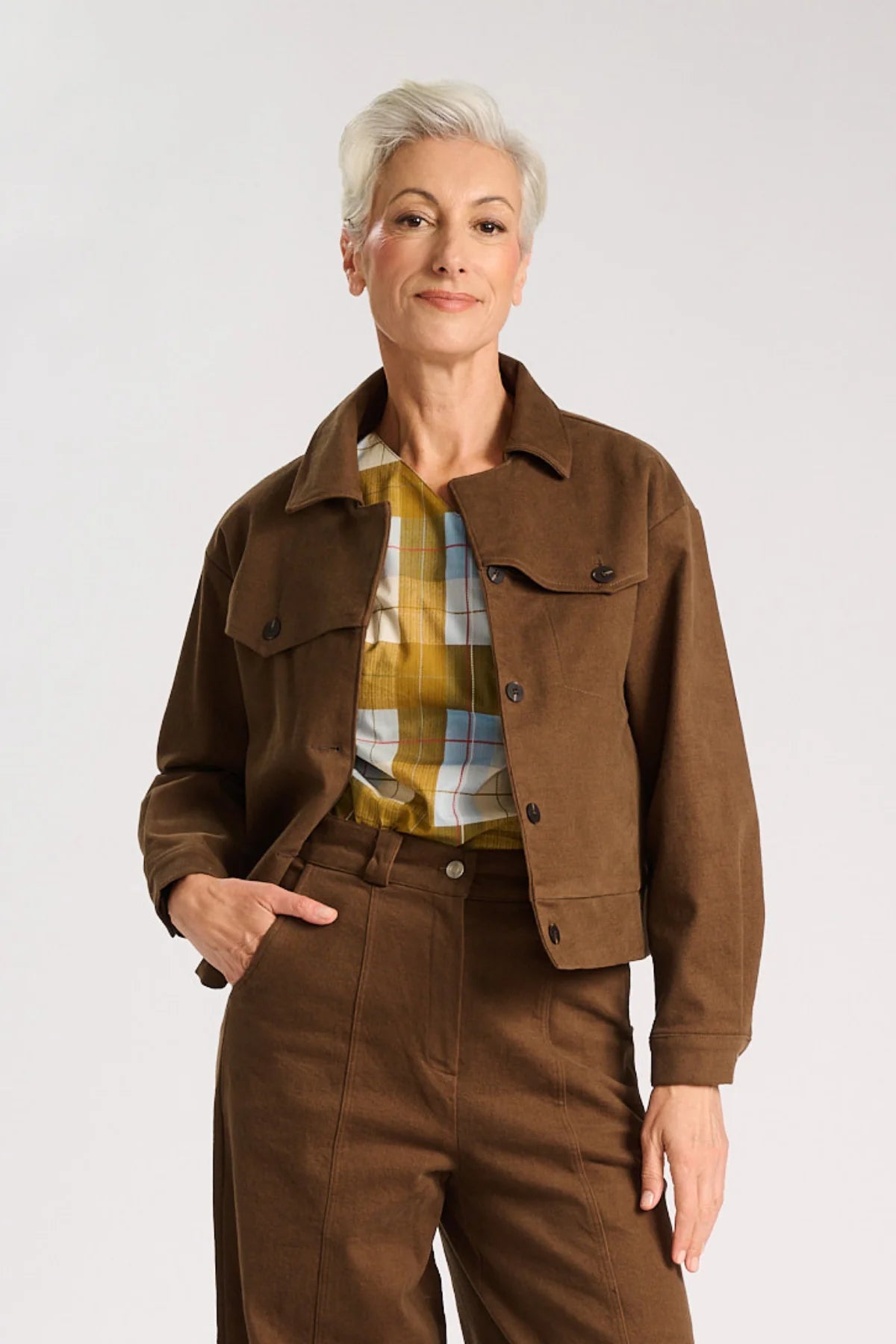 Olga de Polga Elaine Jacket Chocolate