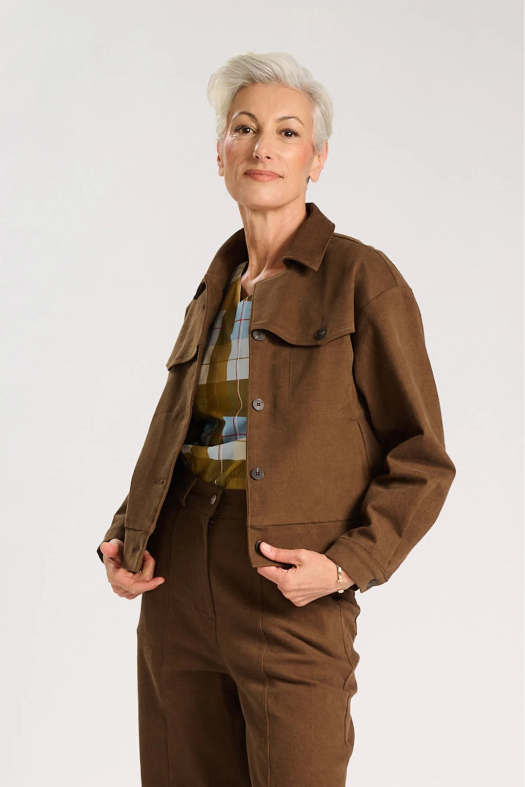 Olga de Polga Elaine Jacket Chocolate