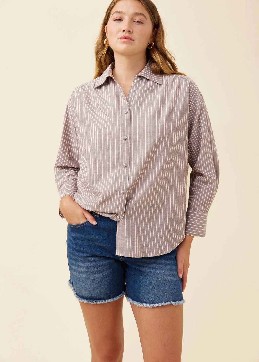 IOM Lyndell Shirt Taupe