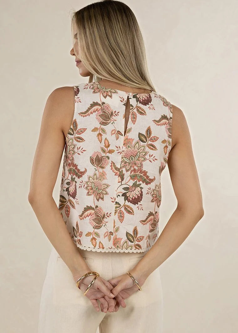 Humidity BoHo Rose Top