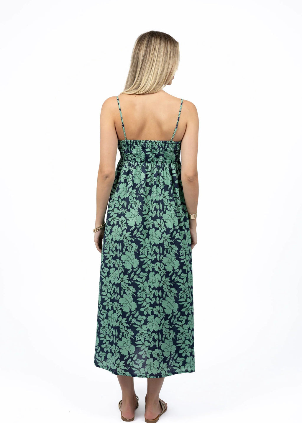 Humidity Fleur Dress Mint/Navy