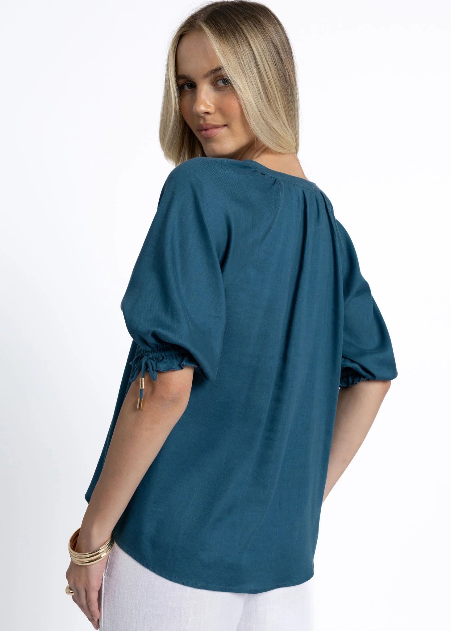 Humidity Reece Blouse Teal