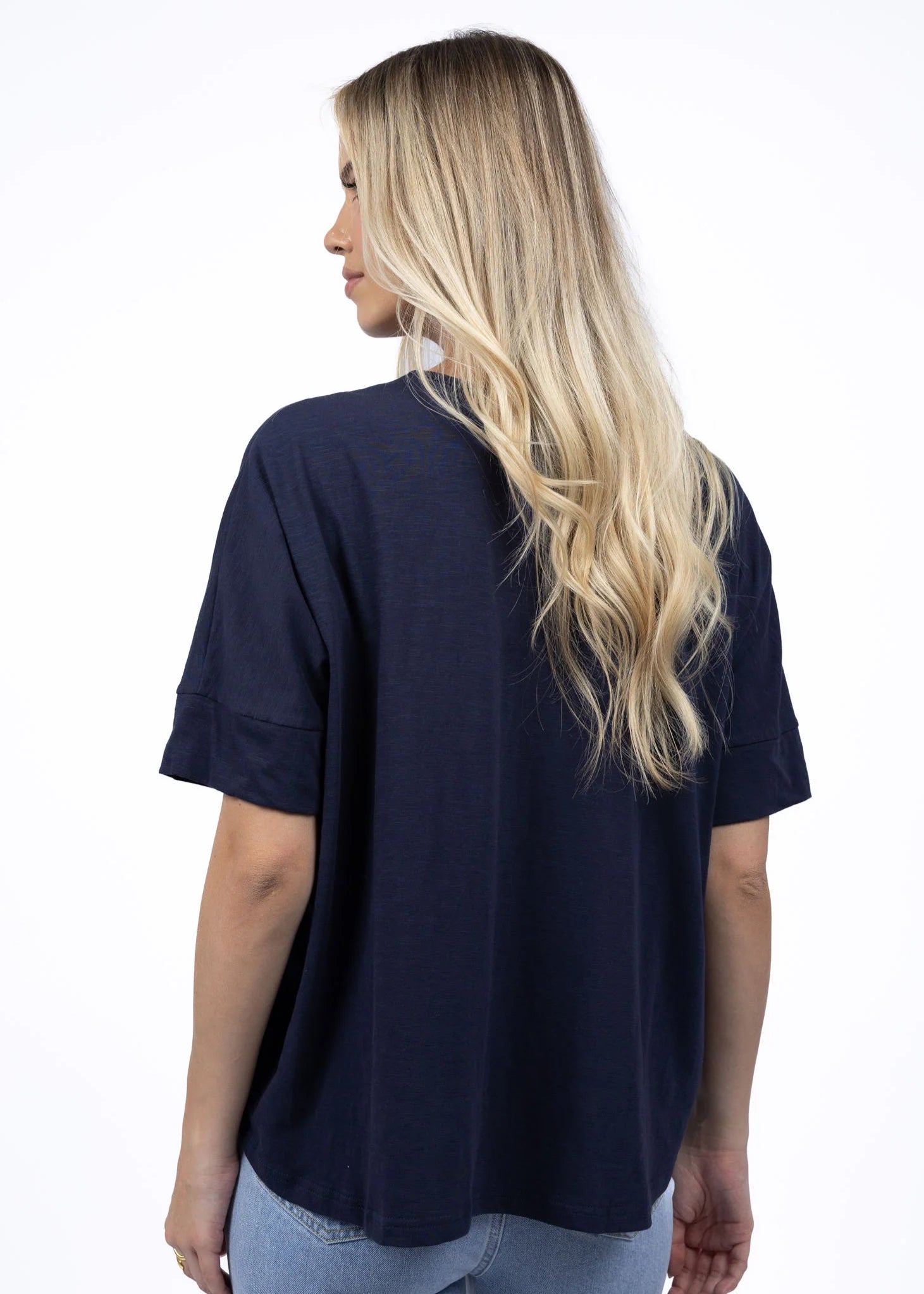 Humidity Dippy Tee Navy