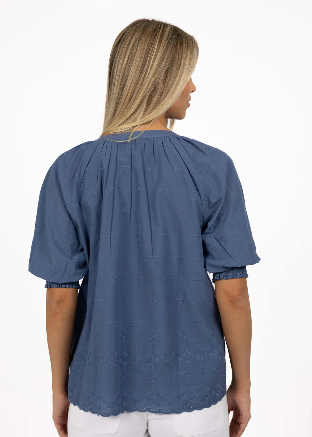 Humidity Chloe Blouse Blue