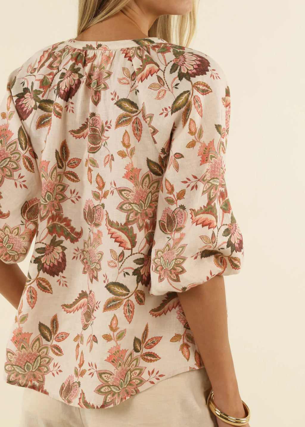 Humidity BoHo Rose Blouse