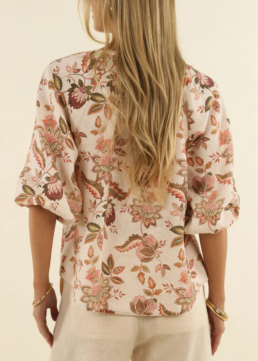 Humidity BoHo Rose Blouse