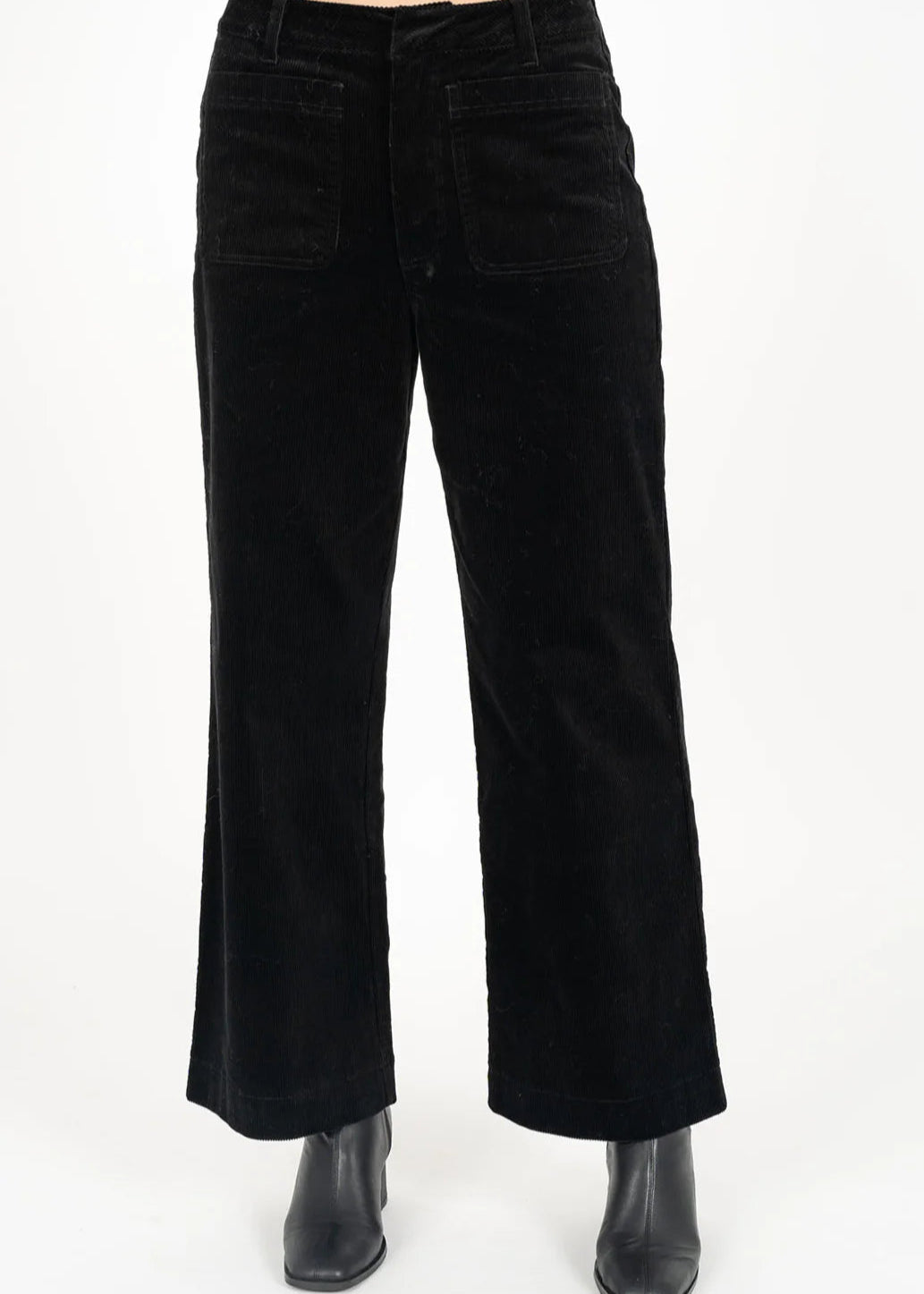 Humidity Suki Cord Pants Midnight Black