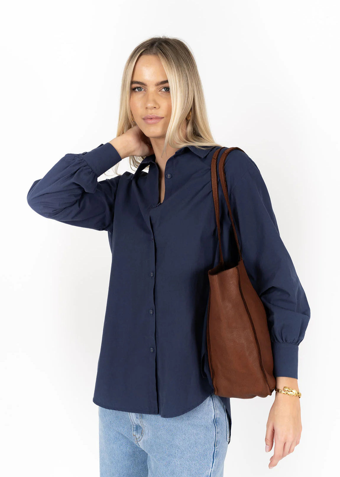 Humidity Stephanie Shirt Navy