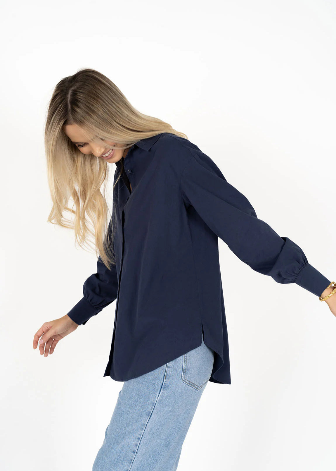 Humidity Stephanie Shirt Navy
