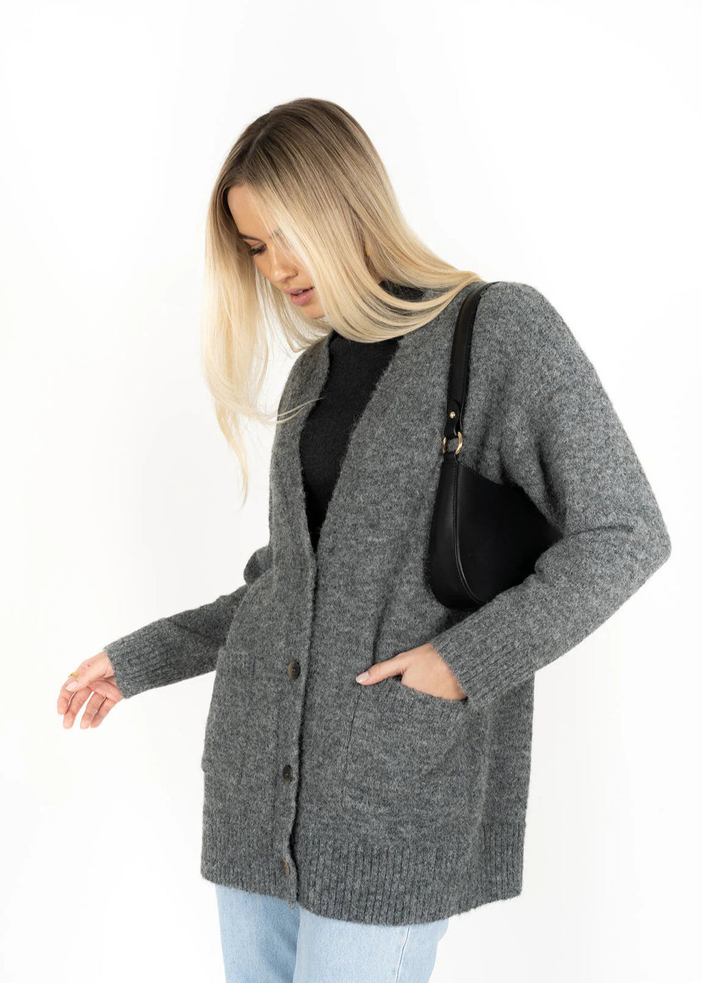 Humidity Latitude Cardi Grey