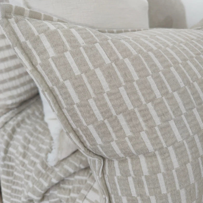 Macey & Moore Mosaic Cushion Mocha