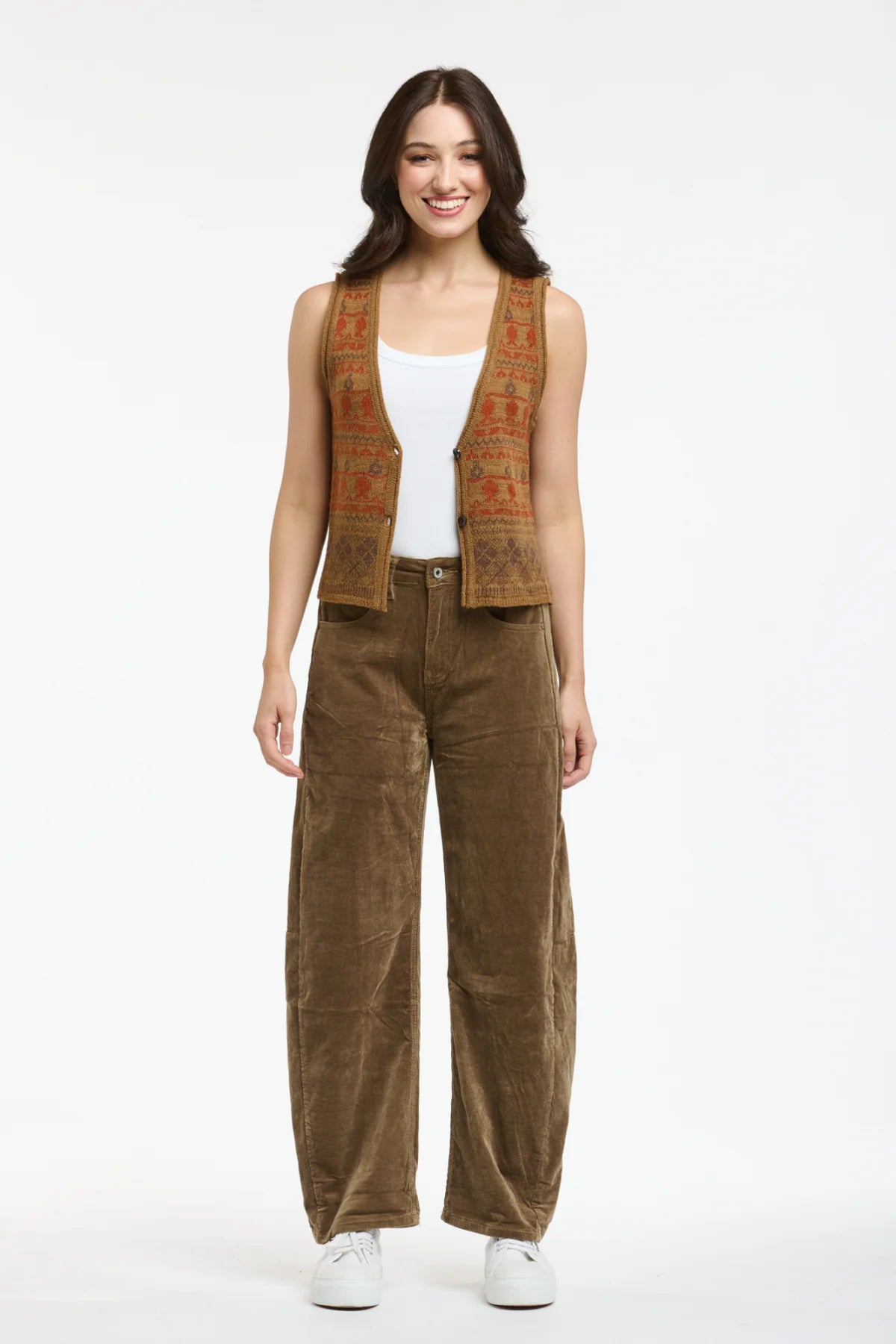 Italian Star Toddy Vest Rust