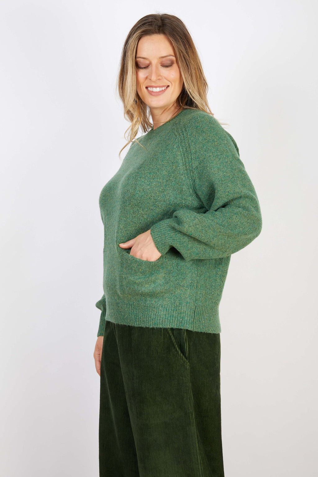 JJ Jumper Wool Blend Green