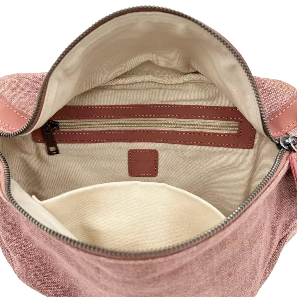Trifine Saddle Bag Blush