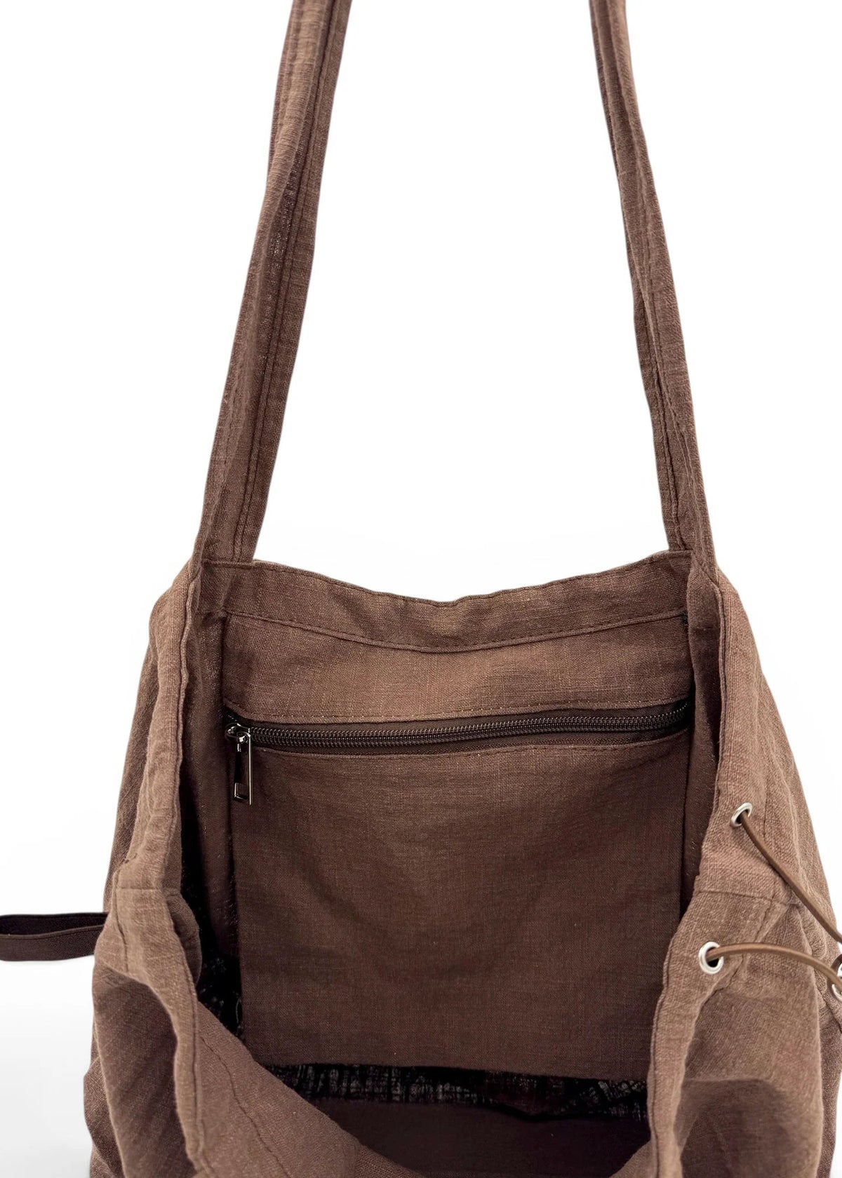 Trifine Market Tote Choc