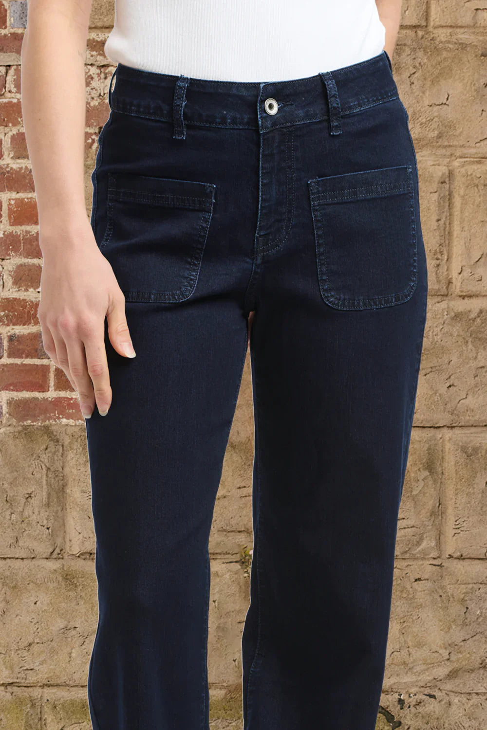 Italian Star Louie 7/8 Jean Dark Wash