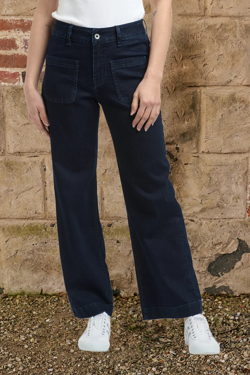 Italian Star Louie 7/8 Jean Dark Wash
