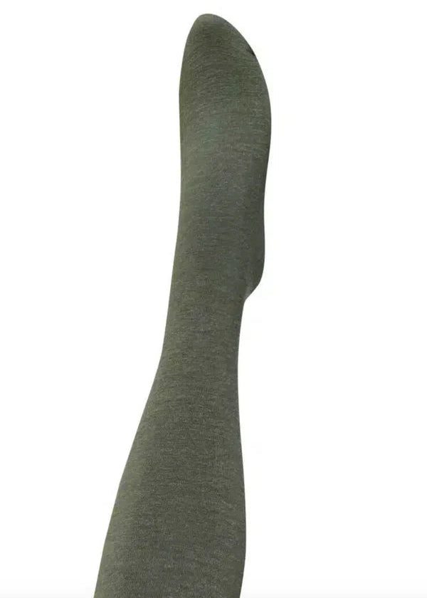 Tightology Luxe Tights Wool Khaki