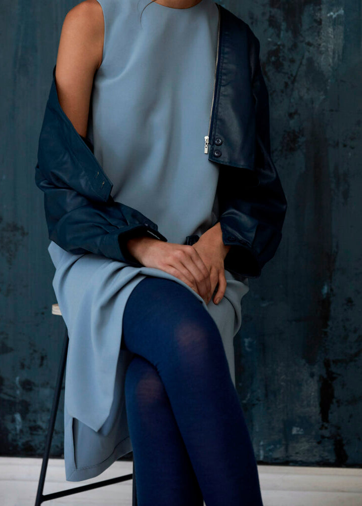 Tightology Luxe Tights Wool Navy