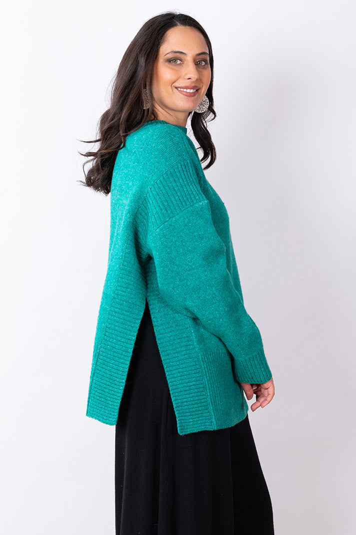 JJ Wool Blend Aqua Jumper