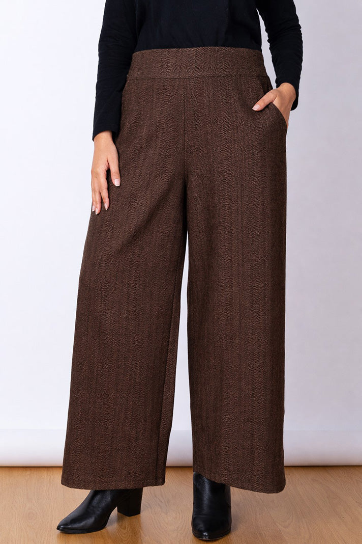 JJ Wool Pant Brown