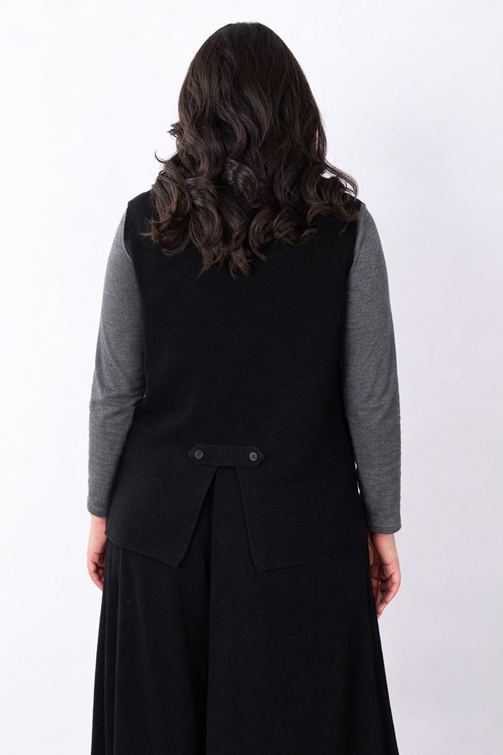 JJ Vest Cotton Black