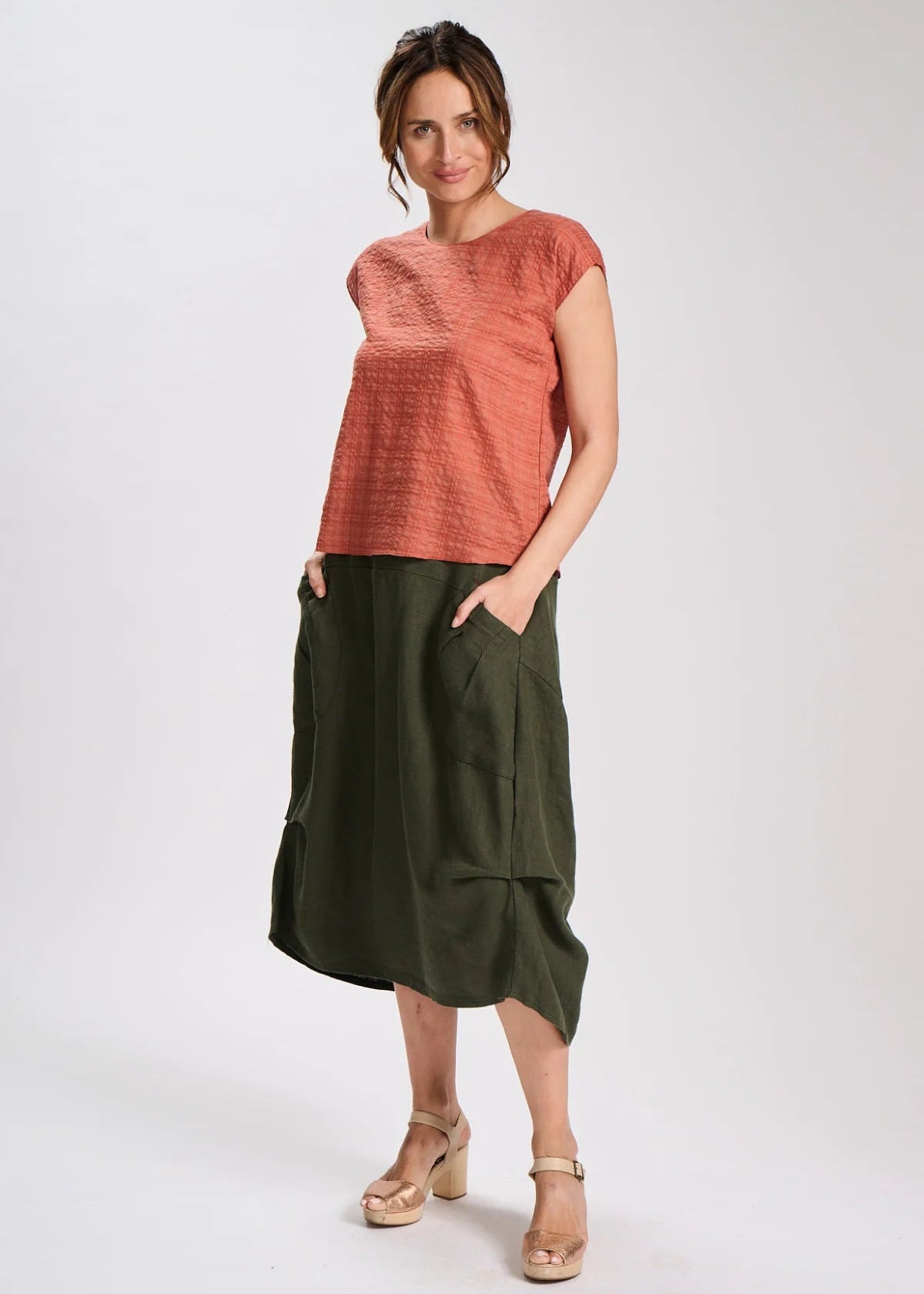 Olga Milwaukee Skirt Khaki