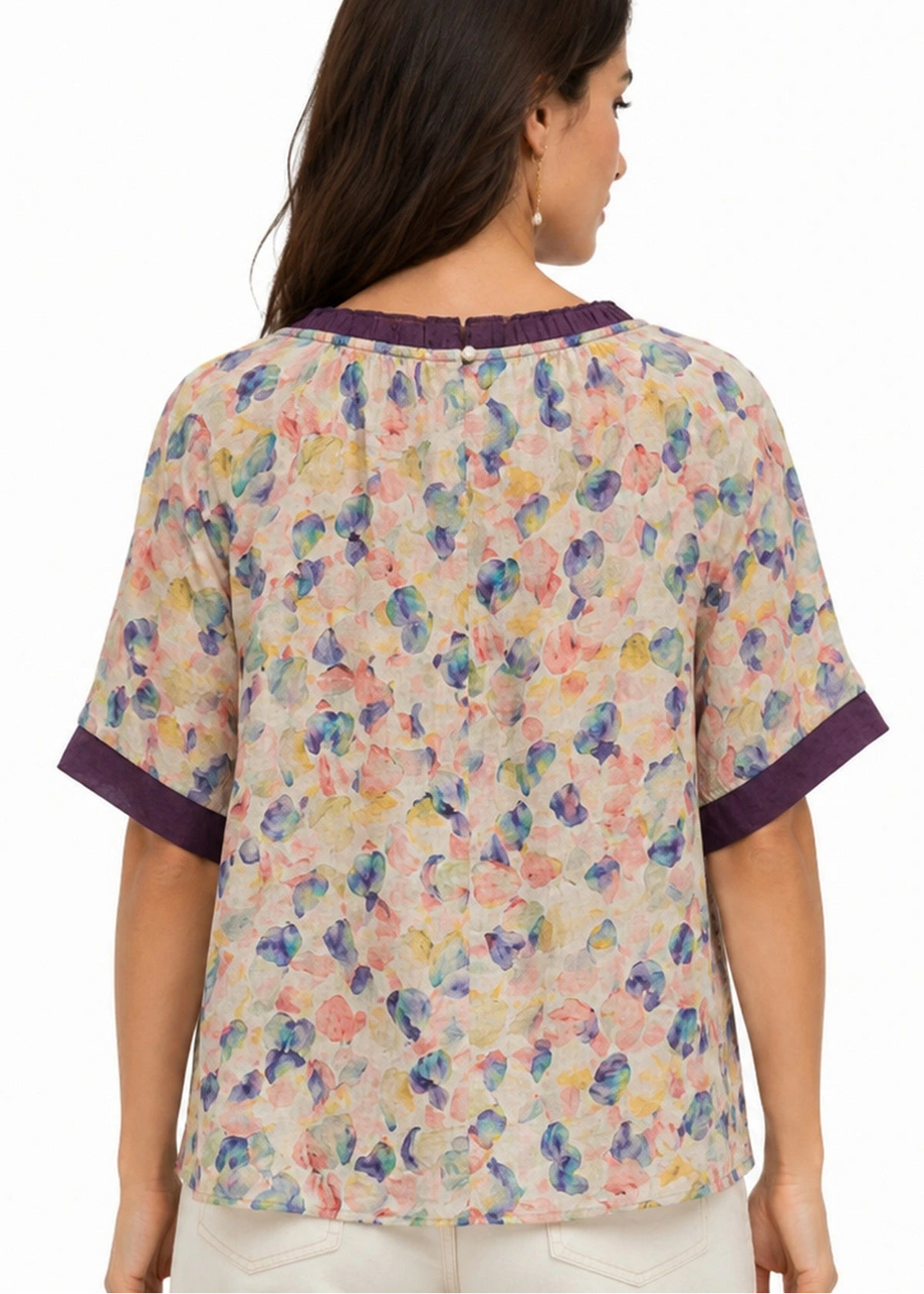 JJ Top Purple Floral