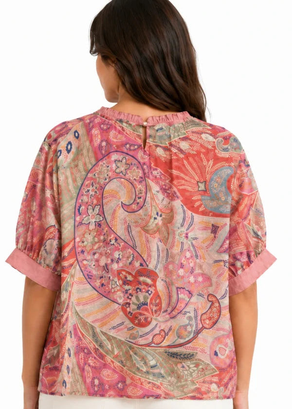 JJ Top Pink Floral