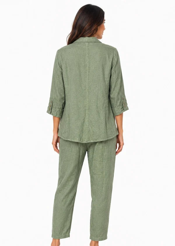 JJ Jacket Linen Khaki